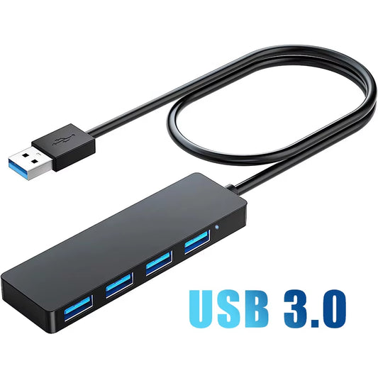 Type C 3.0 USB Hub Splitter High Speed Data Transfer for Portable Projectors 4K Hy300 Projector Accessories TV Box